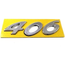 Peugeot Uyumlu 406 Bagaj Yazısı 100MM-25MM
