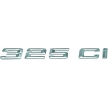 Bmw E46 325CI Arka Bagaj Yazısı Krom