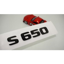 S 650 Bagaj Parlak Siyah Abs 3m 3D Yazı Logo