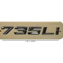 735LI Düz Krom Bagaj Yazısı 3A 3D 3ABS