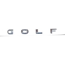 Vw Golf Yeni Model Uyumlu Bagaj Yazısı Logo Şilt 5K0853687A