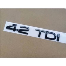 Audi Uyumlu 4.2 Tdı Piano Black Bagaj Yazısı