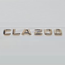 Mercedes Cla 200 Arka Bagaj Yazısı Krom Yeni Model
