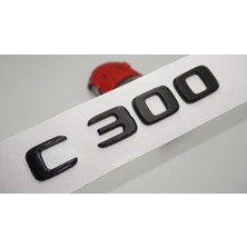 C 300 Bagaj Parlak Siyah Abs 3m 3D Yazı Logo