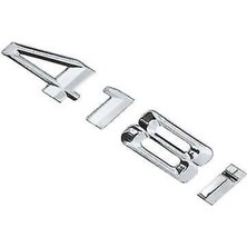 Bmw 418I Krom Bagaj Yazısı Ithal Ürün A++ Kalite