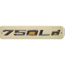 750LD Düz Krom Bagaj Yazısı 3A 3D 3ABS