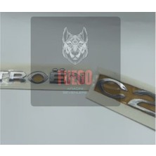 Citroen ve C2 Bagaj Yazısı Seti 2'li Paket