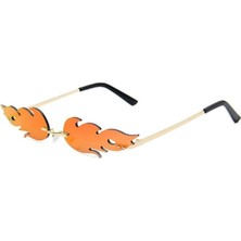 Toz Vintage Unisex Değişken Renk Çerçevesiz Alevli Gözlük