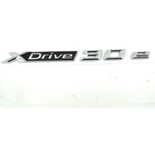 Bmw Xdrive 30E Krom Bagaj Yazısı A++ Kalite Ithal Ürün