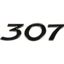 23021 Peugeot 307 Arka Yazı
