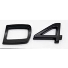 Volvo Uyumlu D4 Siyah Yazı