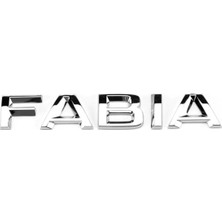 Skoda Fabıa Bagaj Yazısı Krom 2013-2018