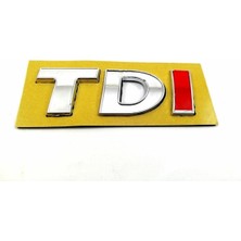 Volkswagen Uyumlu Jetta Passat Caddy Tdı Bagaj Yazısı I Kırmızı