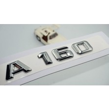 A 160 Bagaj Krom Metal 3m 3D Yazı Logo