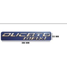 Ducato Maxi Krom Bagaj Yazısı 3A 3D 3ABS