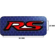 Yazı Rs (Sıyah-Kırmızı) Honda NURPAR-Y8407