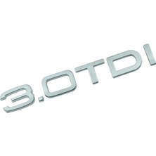 3.0tdı Uyumlu Bagaj Yazısı Krom