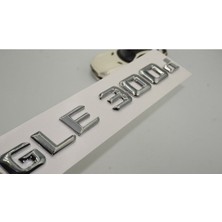 GLE300D Bagaj Krom Metal 3m 3D Yazı Logo