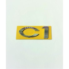 Cıtroen Uyumlu C1 Bagaj Yazısı 80MM-35MM