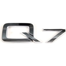 Audi Q7 Arka Bagaj Yazısı Krom