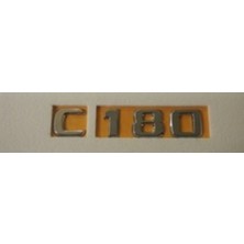 Mercedes Uyumlu Yazı C 180 Krom