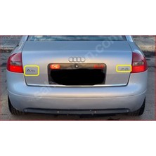 Audi A6 ve 2.8 Krom Bagaj Yazısı Seti 2'li Paket