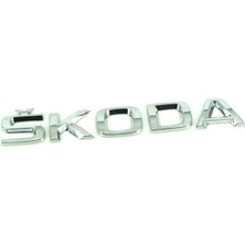 Skoda Roomster 2013 - 2015 Skoda Arka Bagaj Yazısı