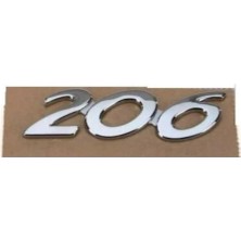 Bagaj Kapak Yazısı ( 206 ) Peugeot 206-206 Plus 1997- 8663XV