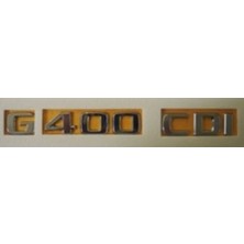 Mercedes Uyumlu Yazı G 400 Cdı Krom
