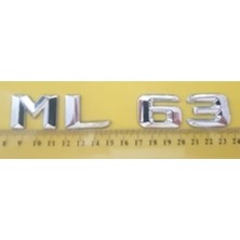Mercedes Uyumlu Yazı ml 63 Krom
