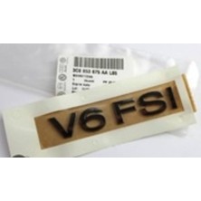 Volkswagen Uyumlu V6 Fsı Siyah Yazı