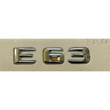 Mercedes Uyumlu Yazı E 63 Krom