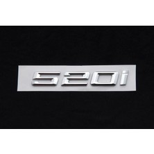 Bmw 520I Krom Bagaj Yazısı Ithal Ürün A++ Kalite