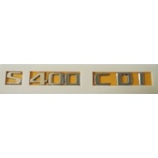 Mercedes Uyumlu Yazı S 400 Cdı Krom