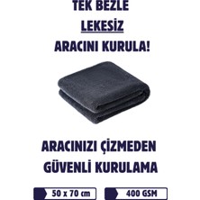 Carras Auto 3 Adet Mikrofiber Kalın Oto Kurulama Havlusu 50X70 Cm/ 400 Gsm