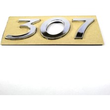 Peugeot 307 Uyumlu Bagaj Yazısı (105MM-30MM)