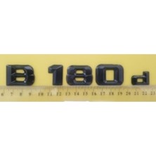 Mercedes Uyumlu Yazı B 180D Siyah