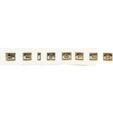 Volkswagen Uyumlu Scırocco Krom Yazı Büyük