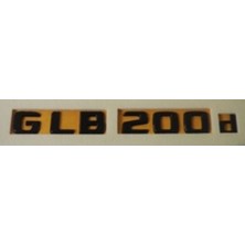 Mercedes Uyumlu Yazı Glb 200 D Siyah