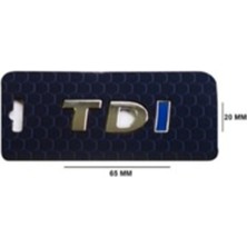 Volkswagen Uyumlu Tdı Krom Yazı I Mavi