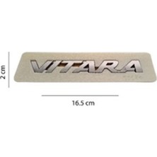 Suzuki Uyumlu Vitara Krom Yazı 20*16.5 mm
