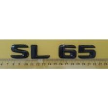 Mercedes Uyumlu Yazı Sl 65 Siyah