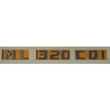Mercedes Uyumlu Yazı ml 320 Cdı Krom