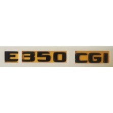Mercedes Uyumlu Yazı E 350 Cgı Siyah