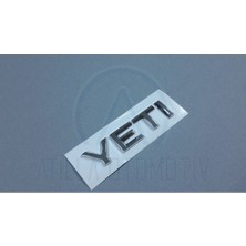 Skoda Yeti 2010-2017 Bagaj Yazısı Krom