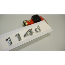 Bmw 114D Uyumlu Bagaj Krom Metal 3m 3D Yazı Logo