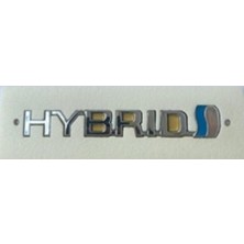 Toyota Uyumlu Hybrid Bagaj Yazısı Krom