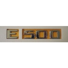 Mercedes Uyumlu Yazı E 500 Krom