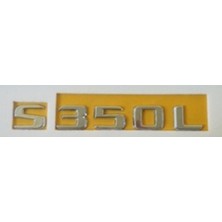 Mercedes Uyumlu Yazı S 350L Krom