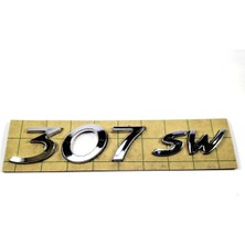 Peugeot Uyumlu 307SW Bagaj Yazısı 175MM-30MM